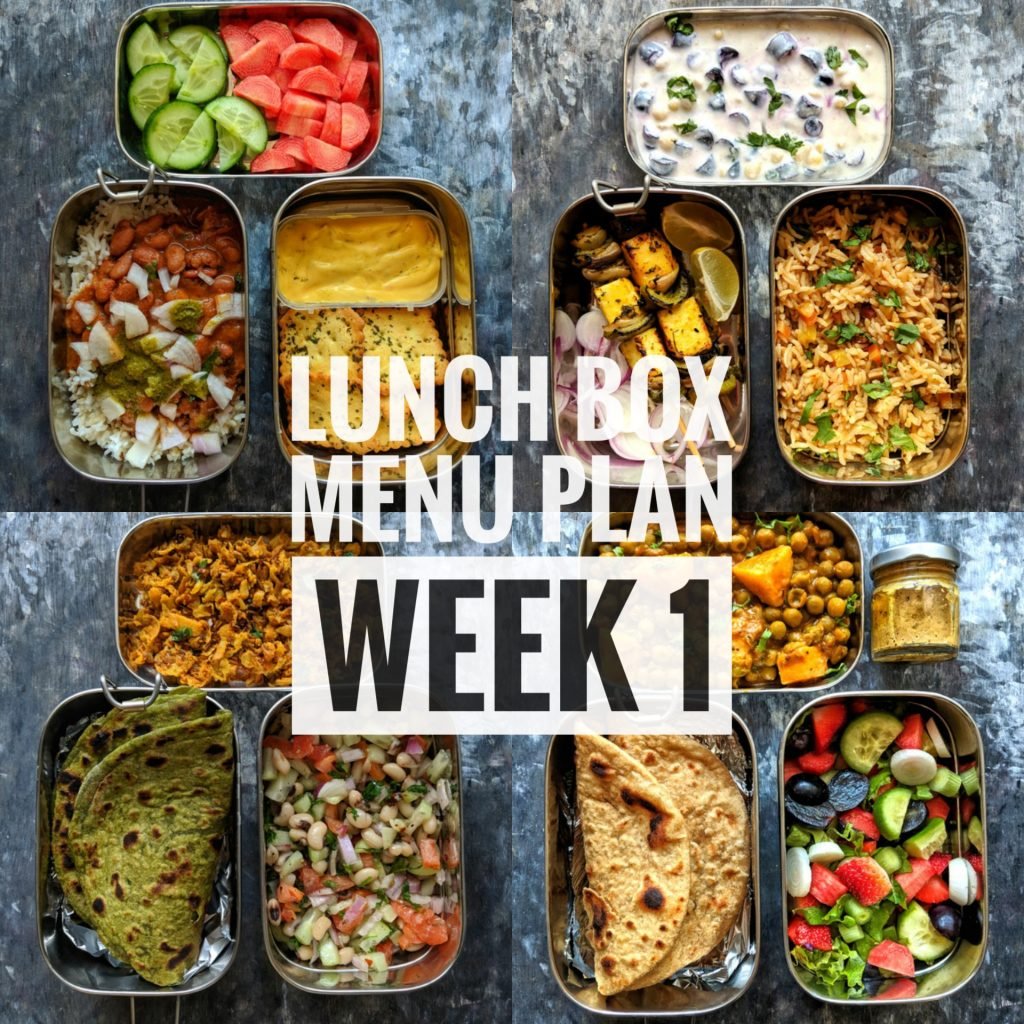 7-Day Tiffin Box Plan Guide